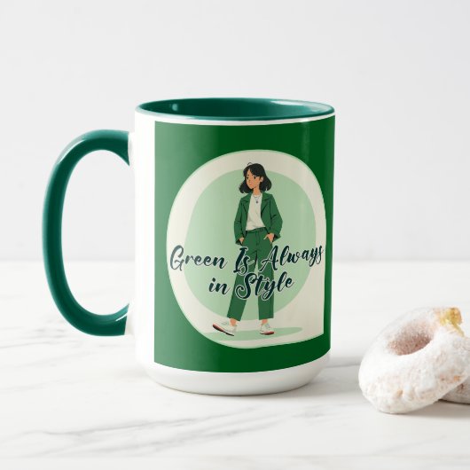 Green Is My Vibe Shirt – St Patrick’s Day - caneca Mok (Met donut)