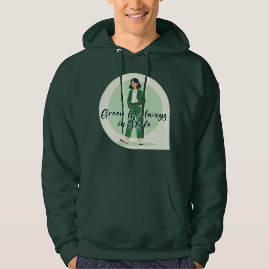 Green Is My Vibe Shirt – St Patrick’s Day Moleton (Voorkant)
