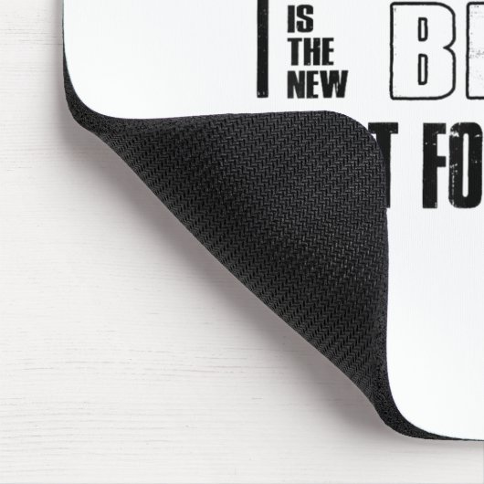 Green Is The New Black Funny St. Patrick's Day Quo Muismat (Hoek)