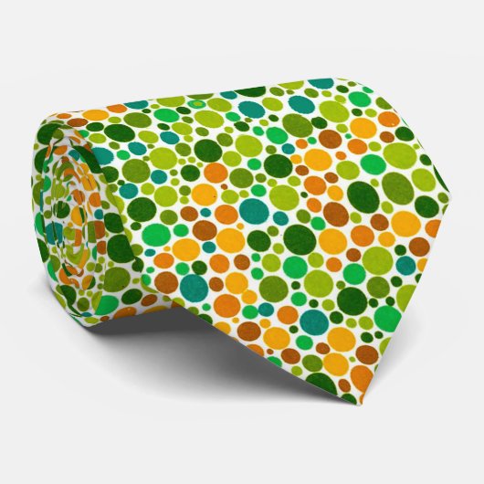 Green Ishihara-Stropdas Stropdas (Opgerold)