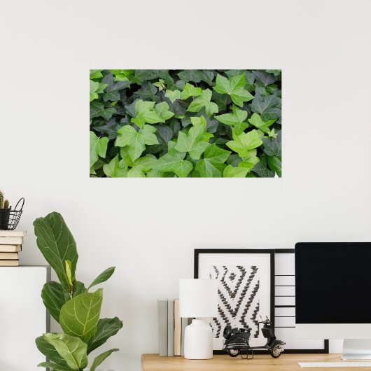 Green Ivy Botanical Print (Thuiskantoor)