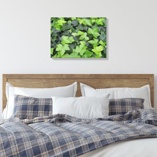 Green Ivy Botanical Print (Insitu (Slaapkamer))