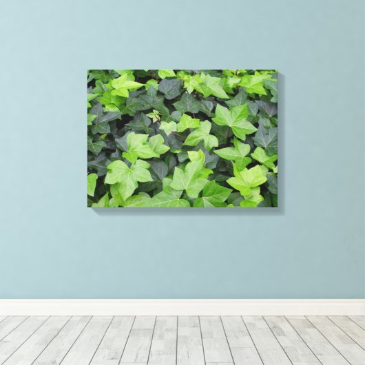 Green Ivy Botanical Print (Insitu (Houten vloer))