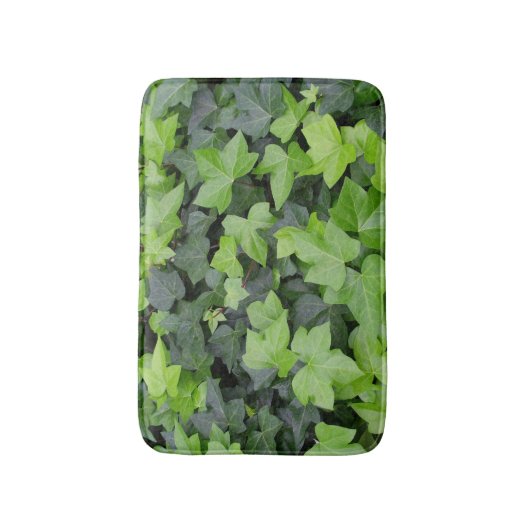 Green Ivy Botanical Print Badmat (Voorkant Verticaal)