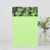 Green Ivy Botanical Print Briefpapier (Staand voorkant)