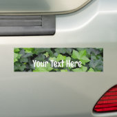 Green Ivy Botanical Print Bumpersticker (Op auto)