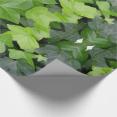 Green Ivy Botanical Print Cadeaupapier (Hoek)