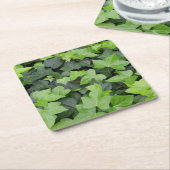 Green Ivy Botanical Print Kartonnen Onderzetters (Schuin)
