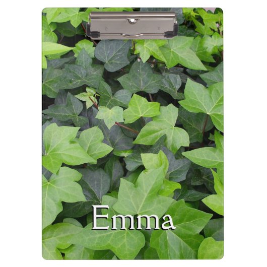 Green Ivy Botanical Print Klembord (Voorkant)