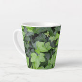 Green Ivy Botanical Print Latte Mok (Linkerhoek)