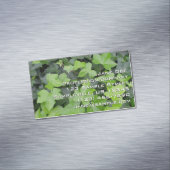 Green Ivy Botanical Print Magnetisch Visitekaartje (Voorbeeld)