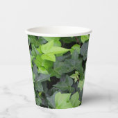 Green Ivy Botanical Print Papieren Bekers (Voorkant)