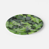 Green Ivy Botanical Print Papieren Bordje (Gekanteld)