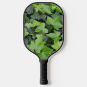Green Ivy Botanical Print Pickleball Paddle (Voorkant)