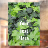 Green Ivy Botanical Print Raamsticker (Vel 2)