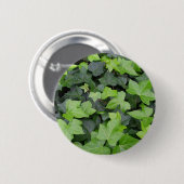 Green Ivy Botanical Print Ronde Button 5,7 Cm (Voorkant /achterkant)