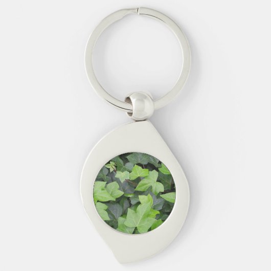 Green Ivy Botanical Print Sleutelhanger (Voorkant)
