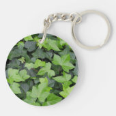Green Ivy Botanical Print Sleutelhanger (Achterkant)