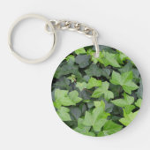 Green Ivy Botanical Print Sleutelhanger (Voorkant)