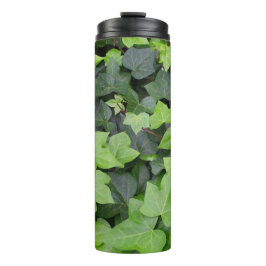 Green Ivy Botanical Print Thermosbeker