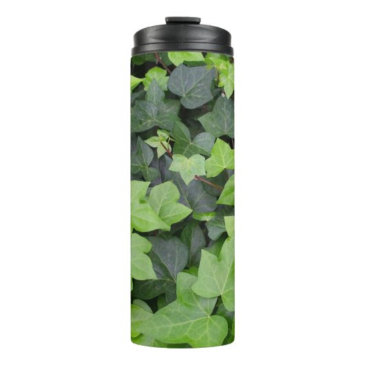 Green Ivy Botanical Print Thermosbeker (Voorkant)
