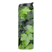 Green Ivy Botanical Print Thermosbeker (Gedraaid links)