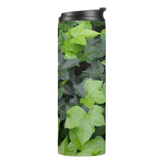 Green Ivy Botanical Print Thermosbeker (Gedraaid links)