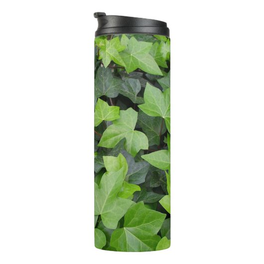Green Ivy Botanical Print Thermosbeker (Geroteerd rechts)