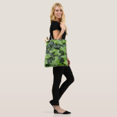 Green Ivy Botanical Print Tote Bag (Op model)