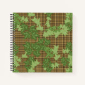 Green Ivy Brown Black Gold Pset Bullet Journal Notitieboek (Voorkant)