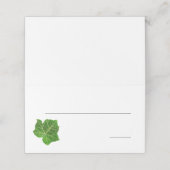 Green Ivy Leaf Plaatskaartje (Buitenkant ongevouwen)