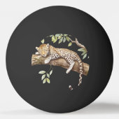 Green Ivy Leopard Pingpongbal (Achterkant)