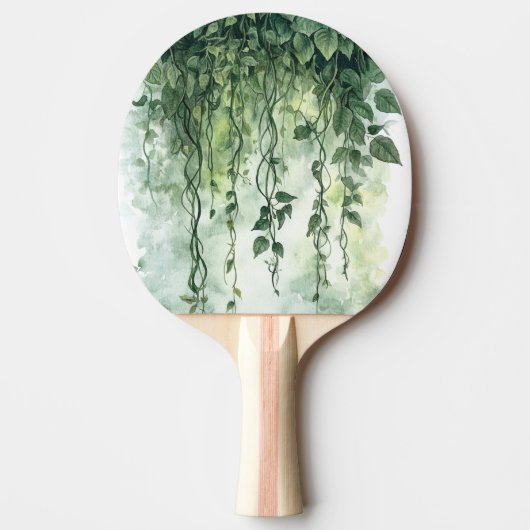 Green Ivy Leopard Tafeltennisbatje (Voorkant)