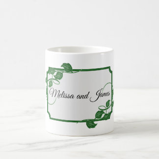 Green Ivy met namen Koffiemok