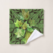 Green Ivy-Natuur Bad Handdoek (Wasdoekje)