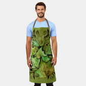 Green Ivy-Natuur Schort (Gedragen)