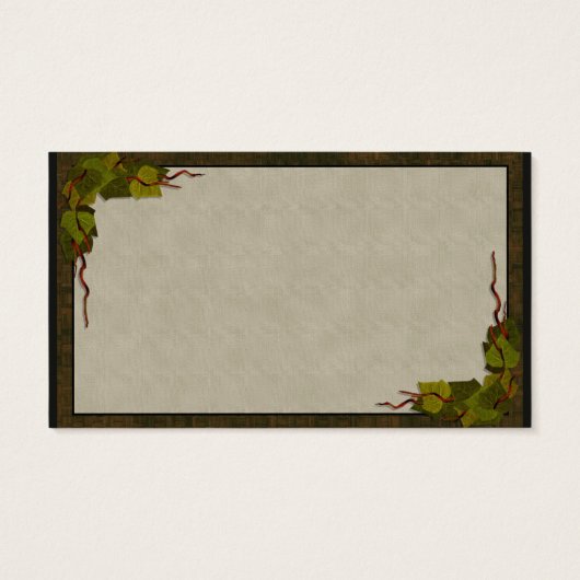 Green Ivy Visitekaartje (Achterkant)