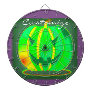 Green Jack o'lantern Halloween Thunder_Cove Dartbord