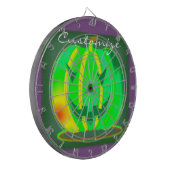 Green Jack o'lantern Halloween Thunder_Cove Dartbord (Voorkant Links)