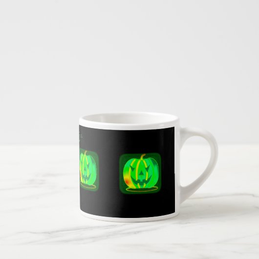 Green Jack o'lantern Halloween Thunder_Cove Espresso Kop (Rechts)