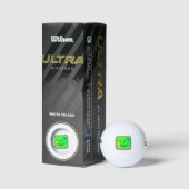 Green Jack o'lantern Halloween Thunder_Cove Golfballen (Verpakking)