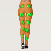 Green Jack o'lantern Halloween Thunder_Cove Leggings (Achterkant)