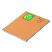 Green Jack o'lantern Halloween Thunder_Cove Notitieblok (Linkerzijde)