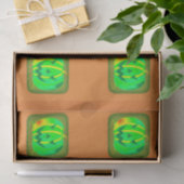 Green Jack o'lantern Halloween Thunder_Cove Tissuepapier (Geschenk)