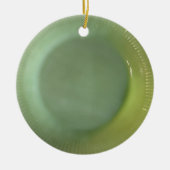 Green Jadeite Bord Keramisch Ornament (Voorkant)