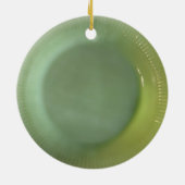 Green Jadeite Bord Keramisch Ornament (Achterkant)