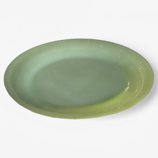 Green Jadeite Papieren Bordje (Gekanteld)