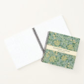 Green Jasmine Botanical Pattern Sketchbook Notitieboek (Binnen)
