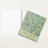 Green Jasmine Floral Pattern 2026 Planner (Display)