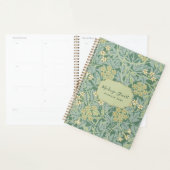 Green Jasmine Floral Pattern 2026 Planner (Display)